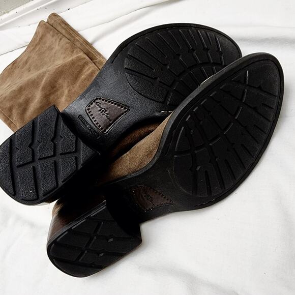 Born Crown Cady Suede Leather Over The Knee Riding Boots Women's 7.5 - Picture 11 of 12